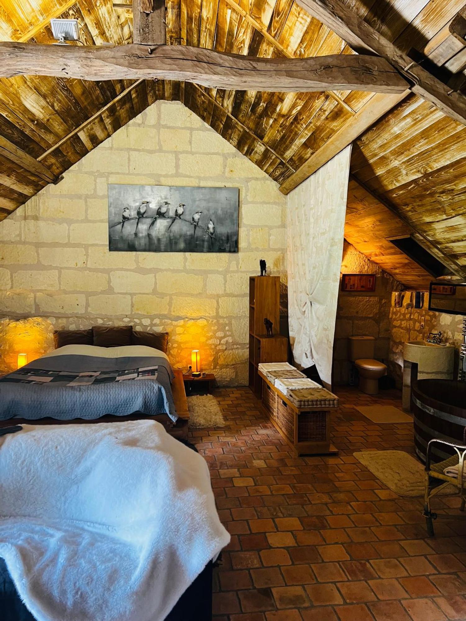Chateau De La Thibaudiere - Chambre Du Tonneau Allonnes  Esterno foto